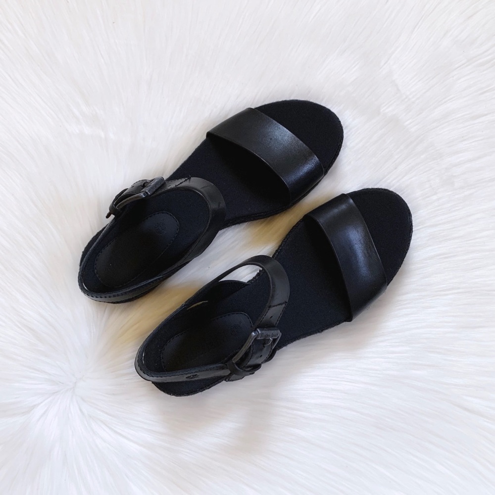 Timberland Black Santorini Sun Espadrille Sandals - Picture 3 of 6